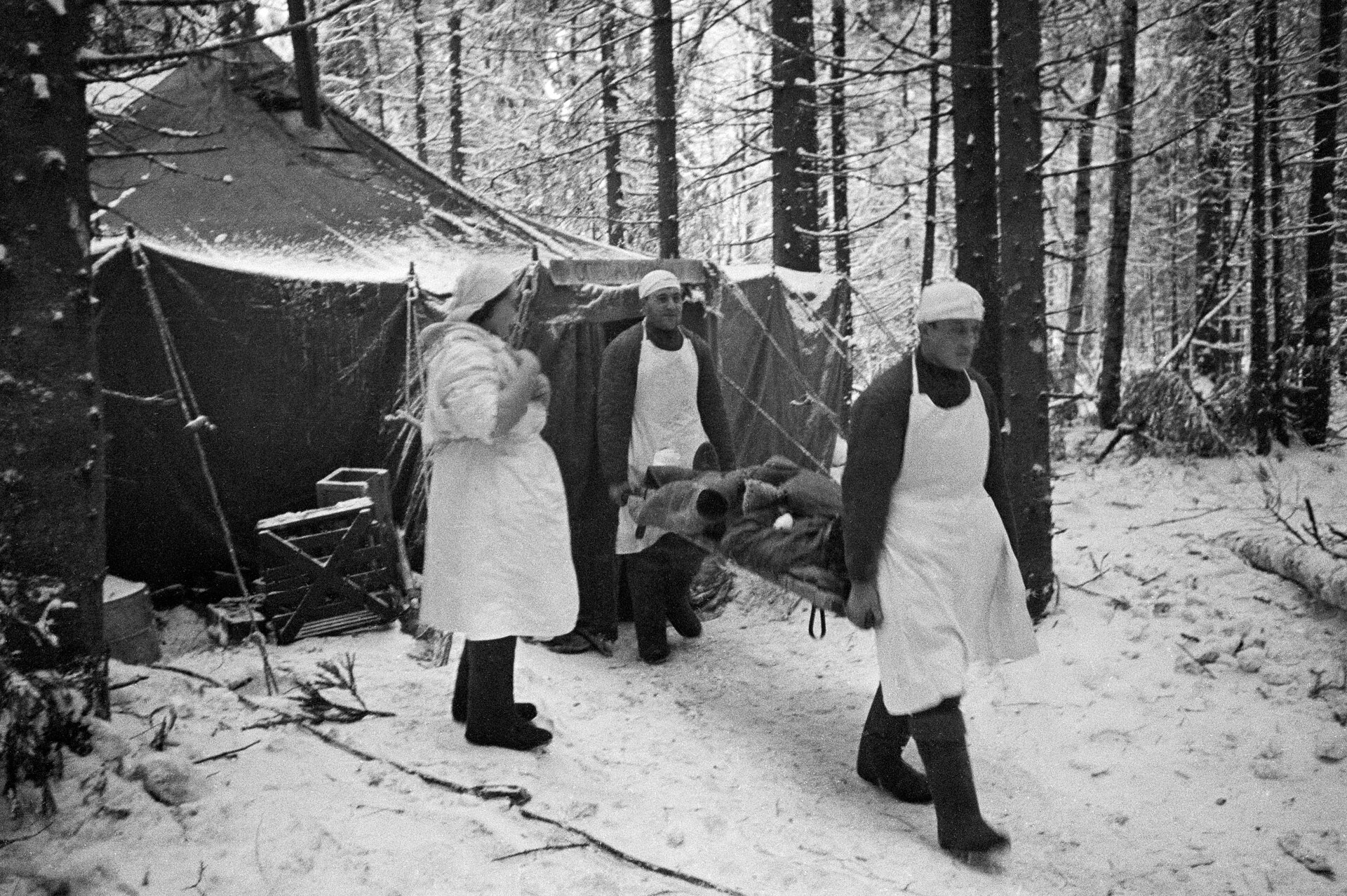 RIAN archive 662767 Army hospital Volkhov Front 1943